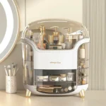 Boîte de rangement de cosmétiques blanc