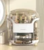 Boîte de rangement de cosmétiques blanc